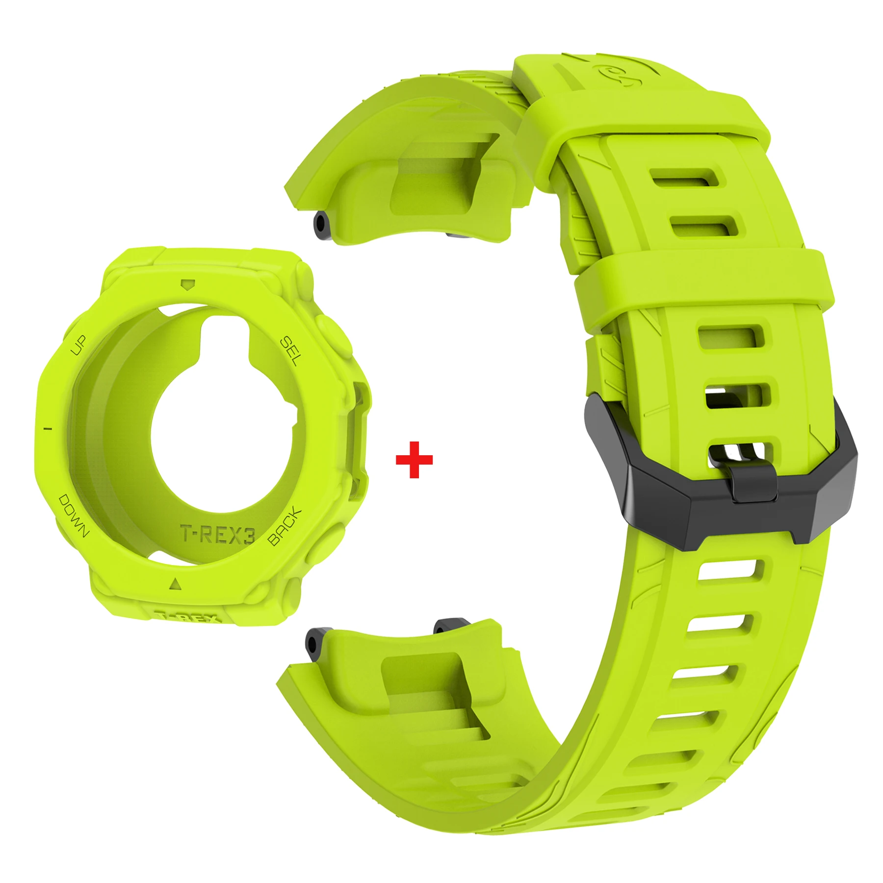 Durable Silicone Strap with Protective Case