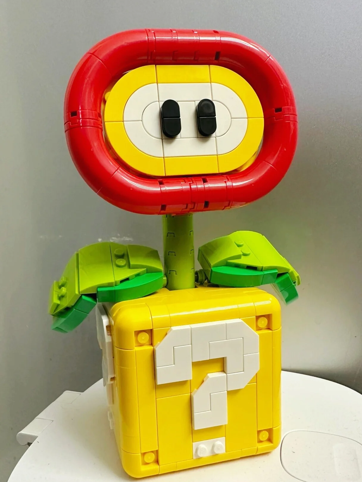 MOC Piranha Plant Potted Model Fit 71426 Flame Flower Assembled Building Blocks Bricks Children Puzzle Toys Kids Christmas Gifts 3