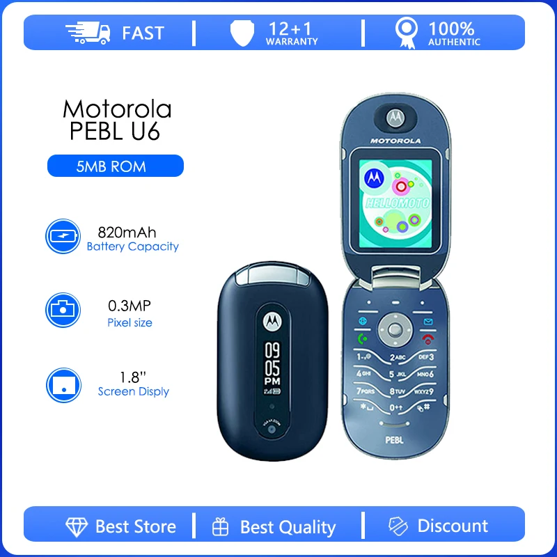 Motorola pebl u6 remodelado original desbloqueado motorola pebl v6