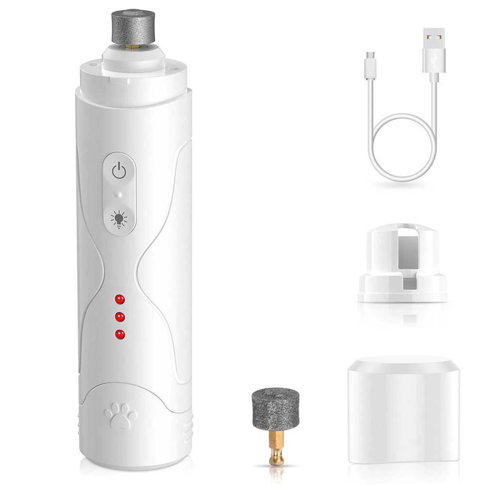 700mA Pet Sharpener LED New Electric Dog Cat Nail Clipper Sharpener