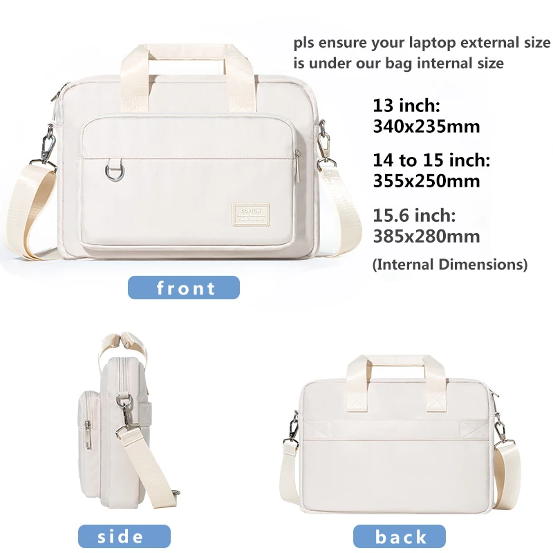 13.3 15.6 "Borsa A Tracolla Per Laptop Per Macbook Air 13 M2 M1 2022 Pro 16 14 Pollici 2023 Huawei Dell Lenovo Borsa A Tracolla Antiurto