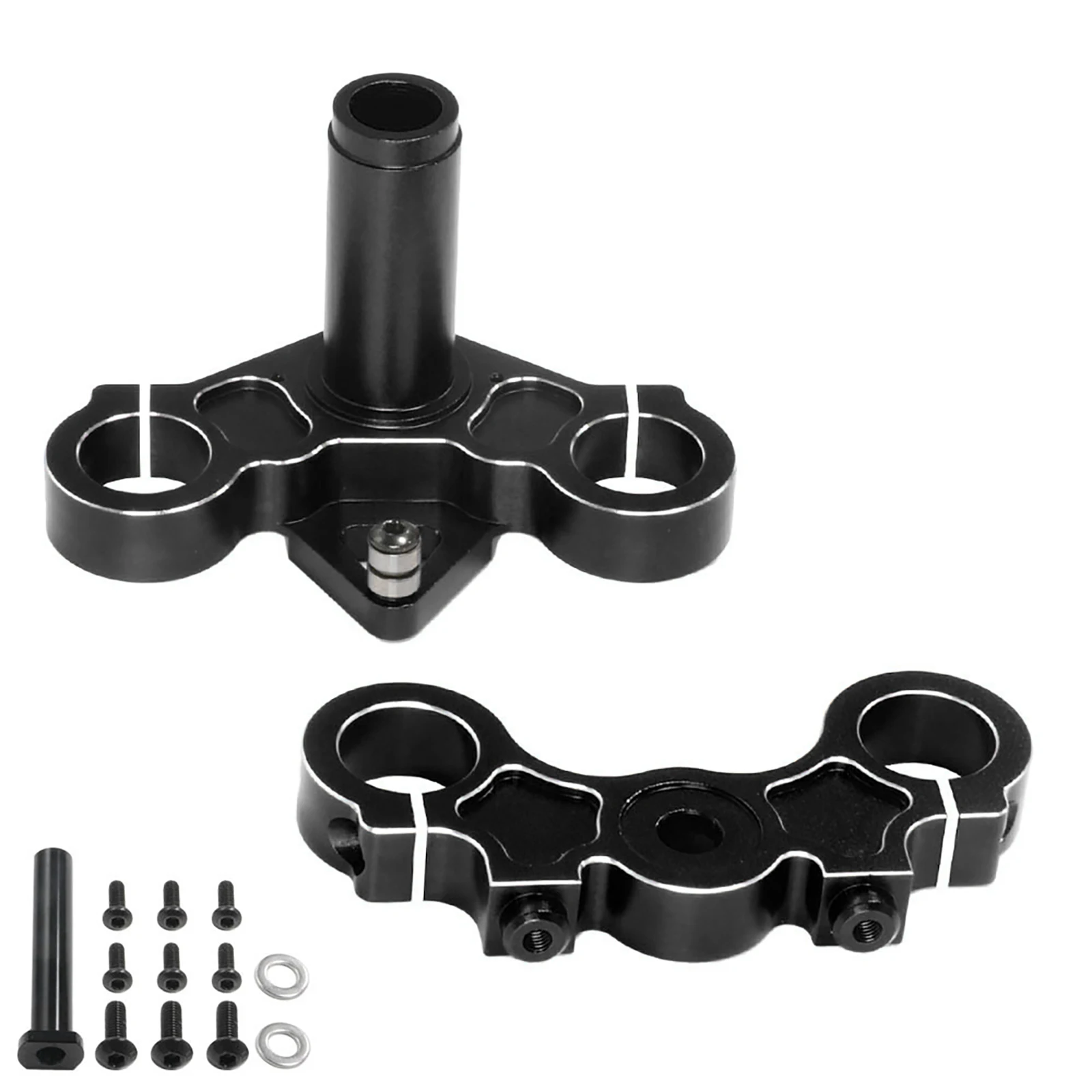 

Aluminum Alloy 7075 Triple Clamp Set Upgrade Parts 264004 For Losi 1/4 Promoto-MX Motorcycle RTR Accessories For FXR LOS06000T1