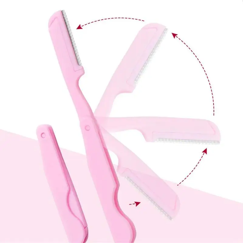New Mini Macro Blade Eyebrow Knife Easy To Carry Foldable Retractable Eyebrow Scraper For Novice Folding Eyebrow Knife 4