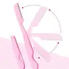 New Mini Macro Blade Eyebrow Knife Easy To Carry Foldable Retractable Eyebrow Scraper For Novice Folding Eyebrow Knife 4