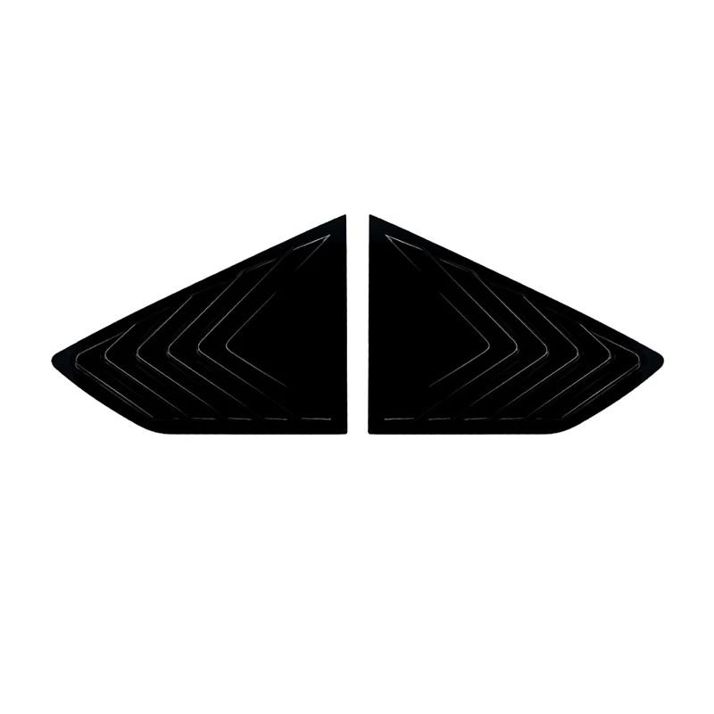 Auto Heckscheibe Lamellen für BMW X6 G06 2019+ Dreieckige Viertel Shutter Außen Trim Abdeckung Auto Body Kits Auto Zubehör