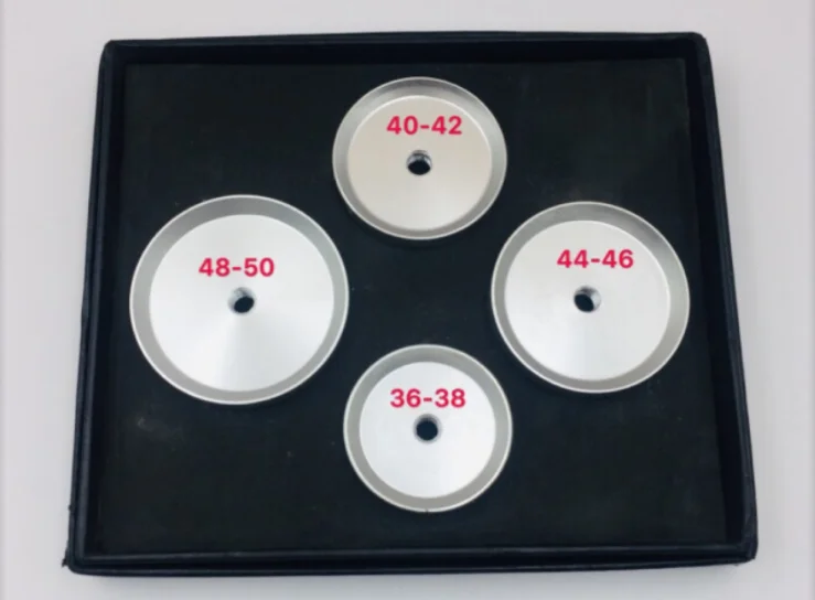 

Aluminum Watch Glass Fitting Die Set 0.5mm Diameter 36-50mm Large Size