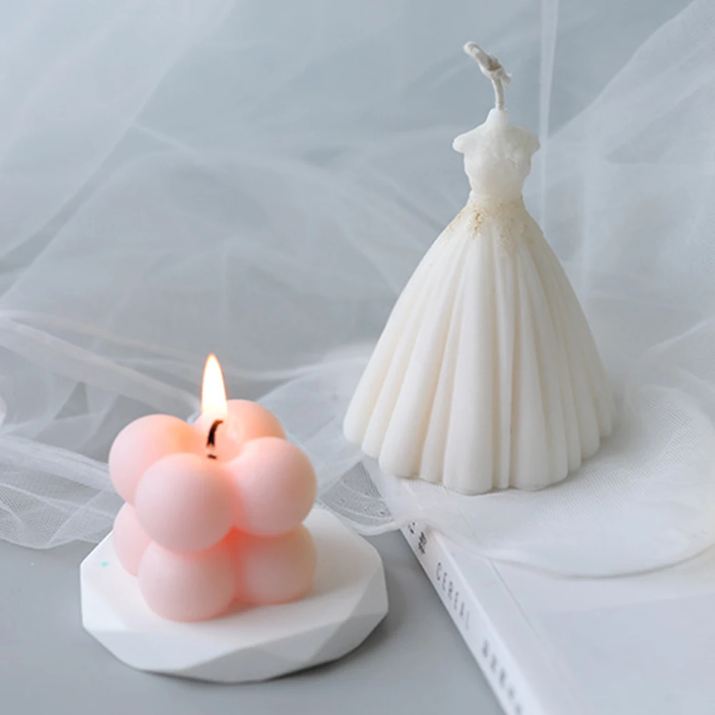 3D 실리콘 아로마테라피 양초 몰드 DIY 수제 소이 왁스 몰드 비누 몰드