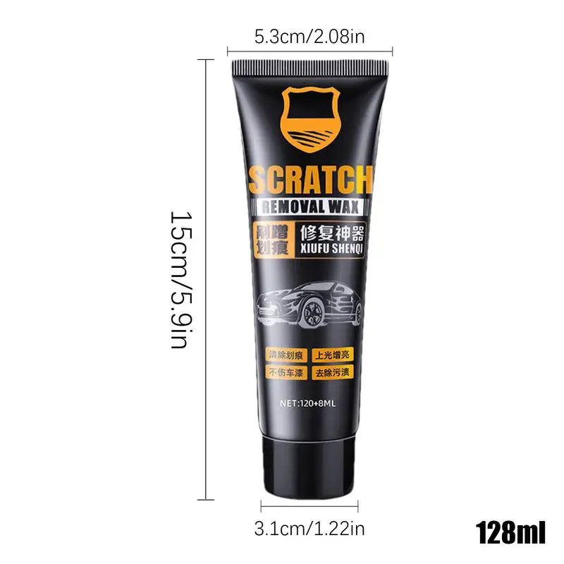 Car Scratch Repair Wax Scratch And Swirl Remover Multi-purpose 128ml Wax For Deep Car Paint Scratch Repair For Paint Scratches