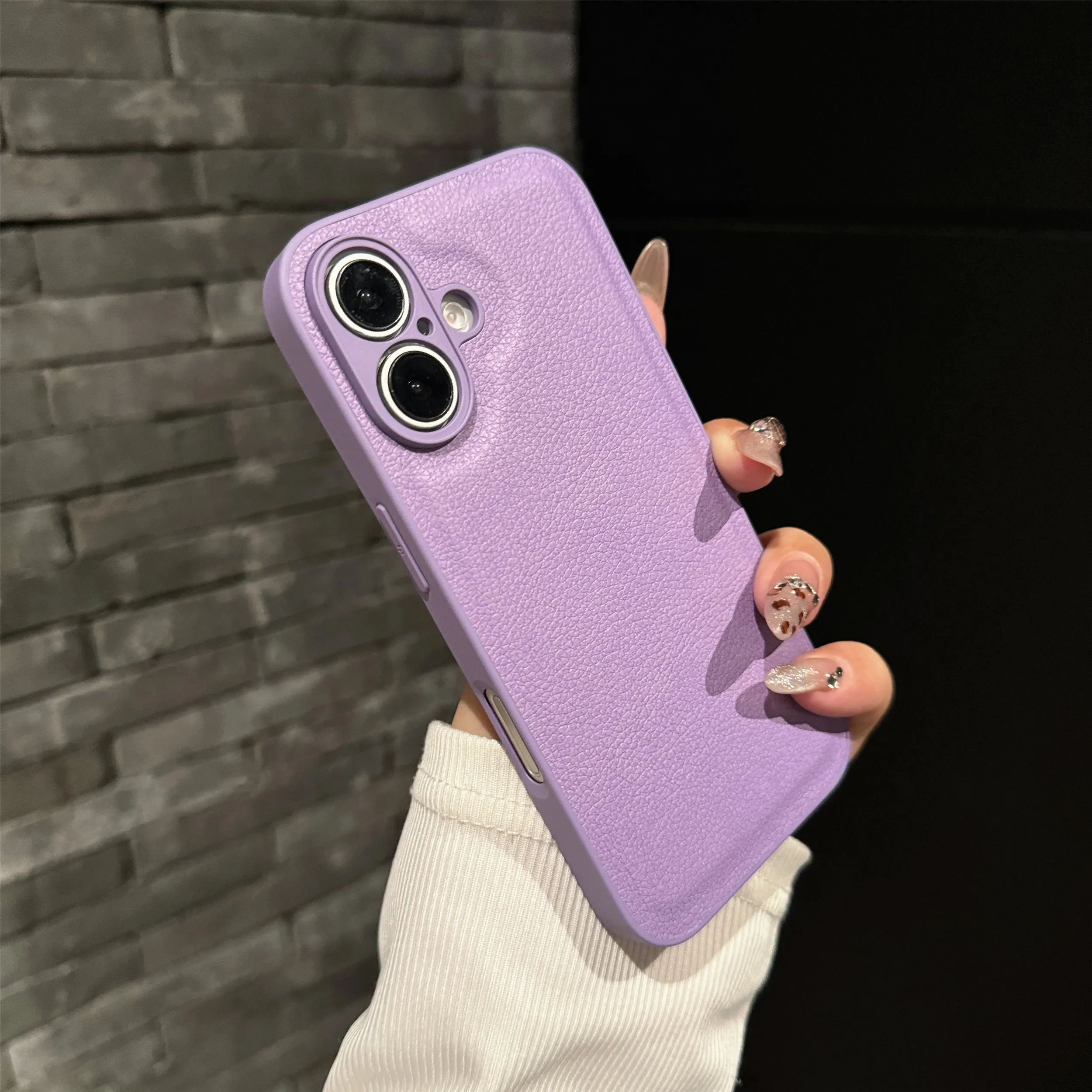 Leather & Silicone Protective Phone Case - Enhanced Durability & Style