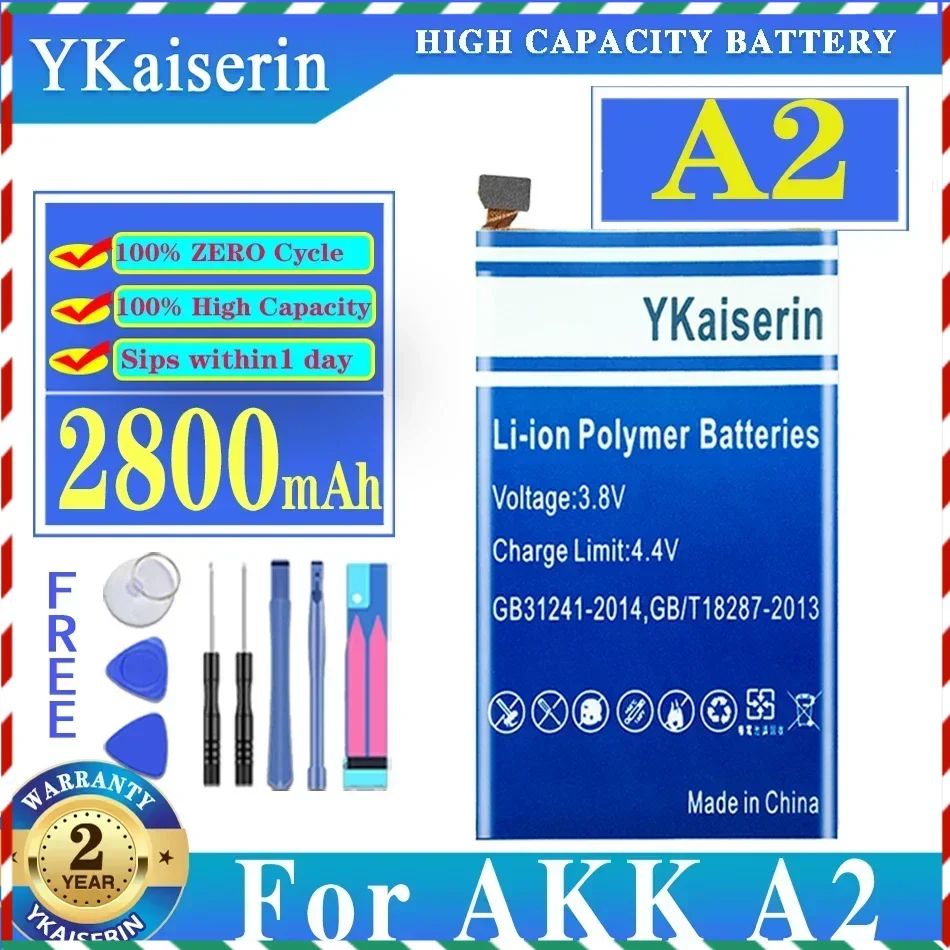 

2800mah Battery for AKK A2 Battery SLTD364778 Batterij Batteries + Tracking Number
