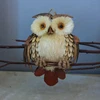 Handmade Natural Straw Hanging Ornaments, Owl Pendant, Christmas Party Supplies, Home Garden Decor, Tree Decorati Craft 5