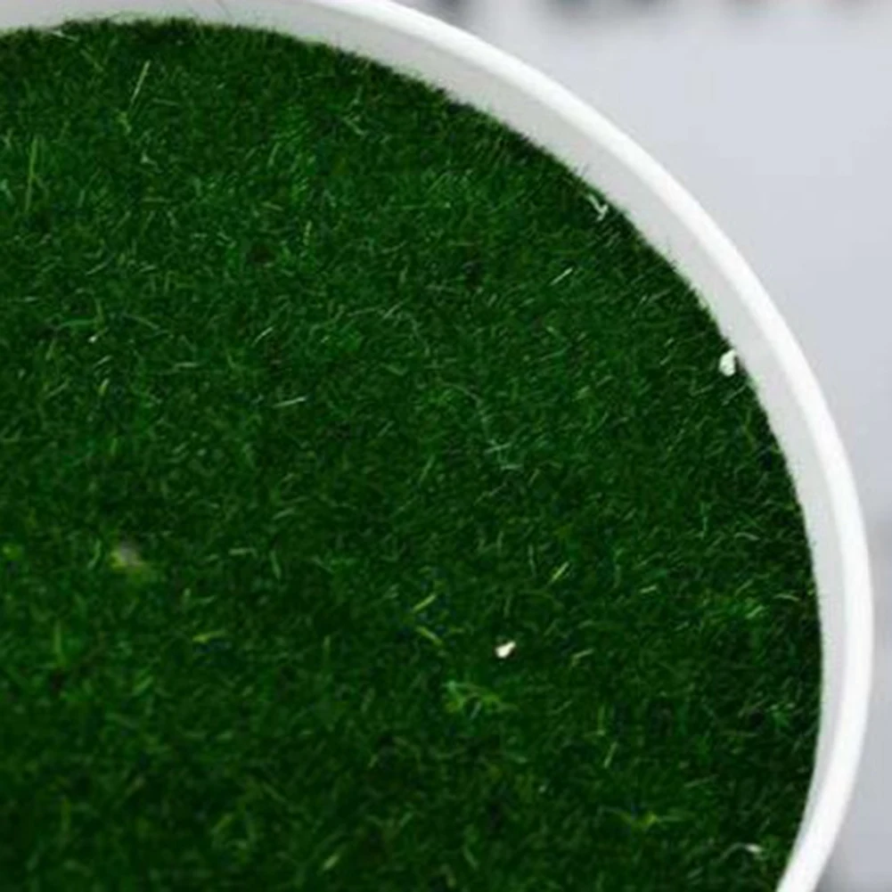 Vaso artificiale in plastica bianca per piante - immagine 6