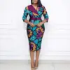 Temisan Print Dress with Belt