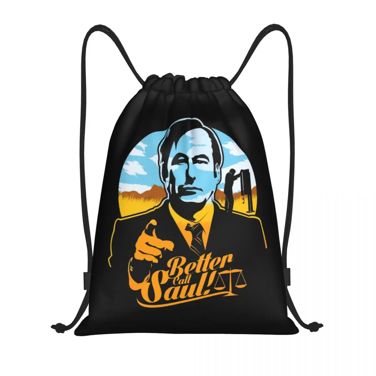 

Heisenberg Breaking Bad Drawstring Bags Men Women Portable Gym Sports Sackpack Better Call Saul Shopping Backpacks