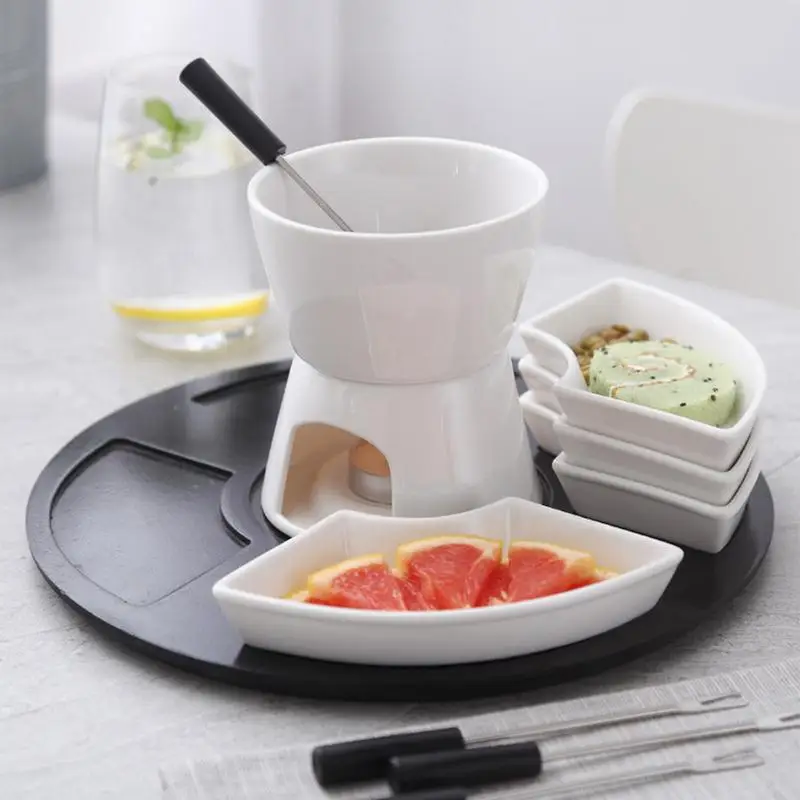 Ceramic heating cup, high temperature resistant hot pot pot, melting hot pot bowl set for home kitchen restaurant gadgets