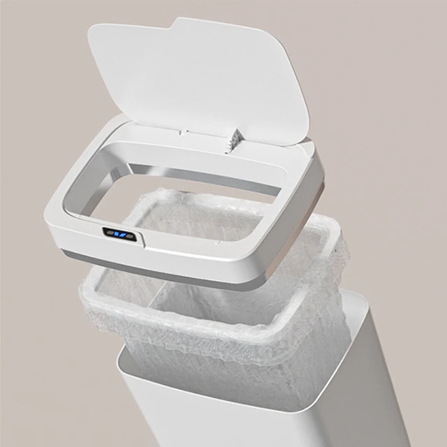 15L Automatic Trash Bin with Smart Sensor Rechargeable Battery and Waterproof Design for Bathroom and Kitchen Use 5