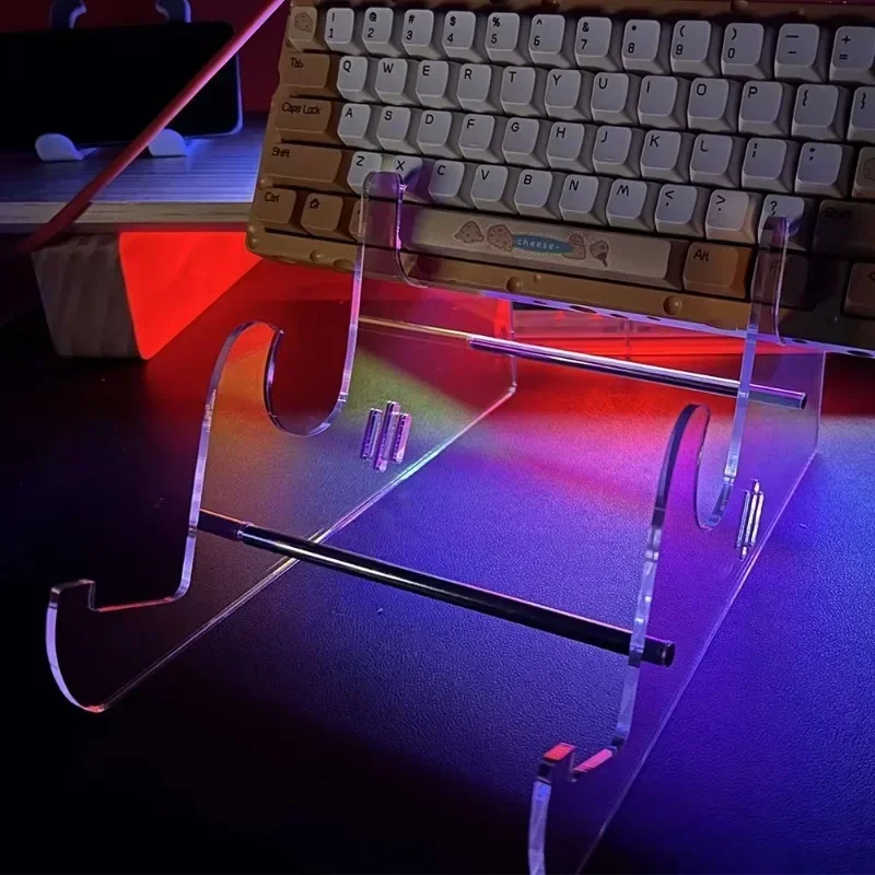 Laptop Stand Transparent Acrylic Keyboard Stand Holder Layer Rack Keyboard Tray for Macbook HP Computer Mechanical Game