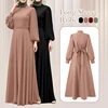 Women Muslim Kaftan Abaya Dubai Turkey Muslim Fashion Hijab Dress Kaftan Islam Clothing African Maxi Dresses Arab Robe