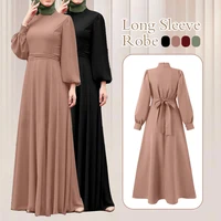 Women Muslim Kaftan Abaya Dubai Turkey Muslim Fashion Hijab Dress Kaftan Islam Clothing African Maxi Dresses Arab Robe