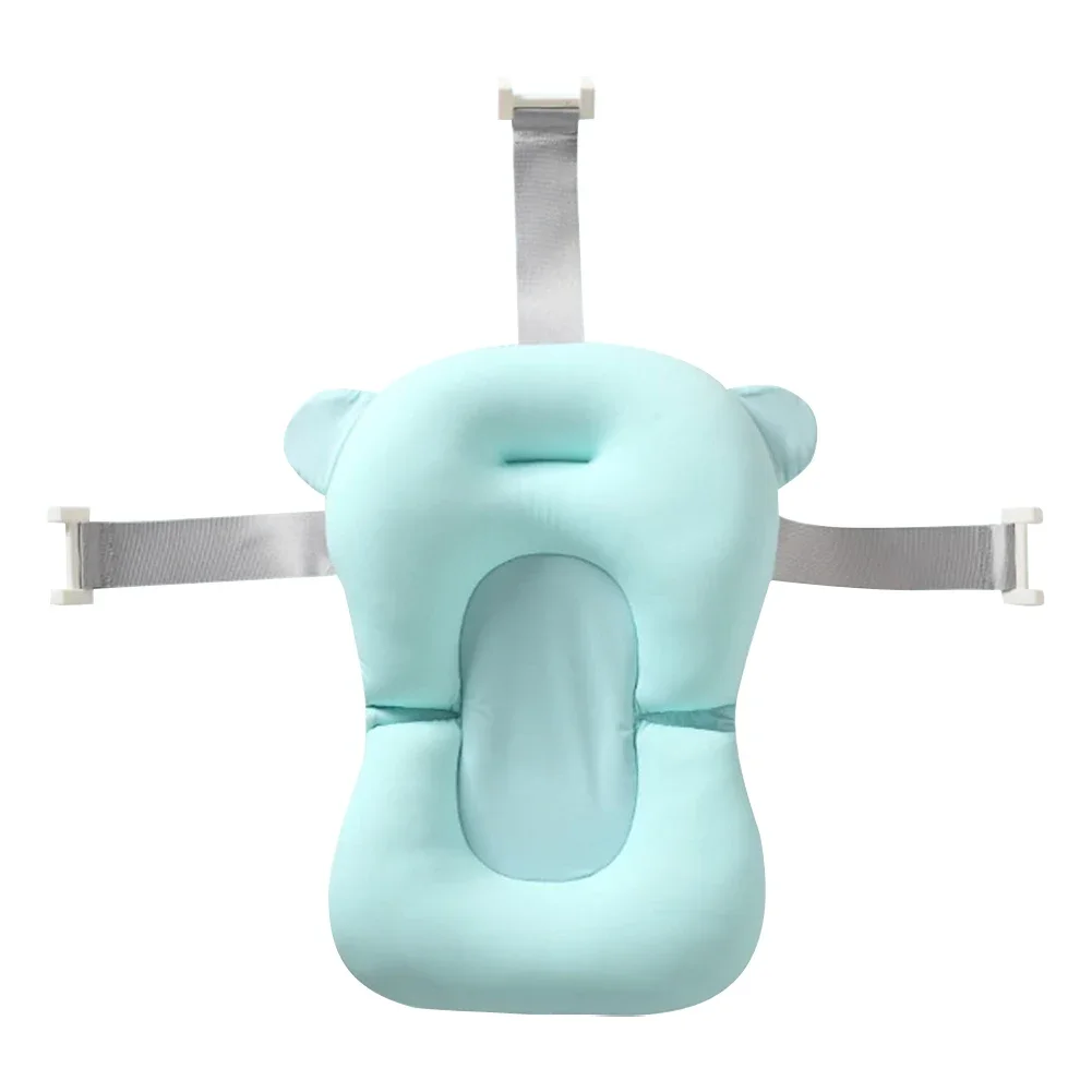 Baby Bath Support Pad Baby Bath Seat Baby Bath Tool Newborn Baby Bath Cushion Seat Floating Newborn Shower Bath Mat Soft Provides Comfort and Support for Baby 0-12 Months
