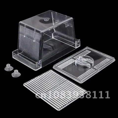 

Fish Supplies Acrylic Aquarium Accessories Tank Breeding Isolation Box Hatchery Incubator Holder Aquarium