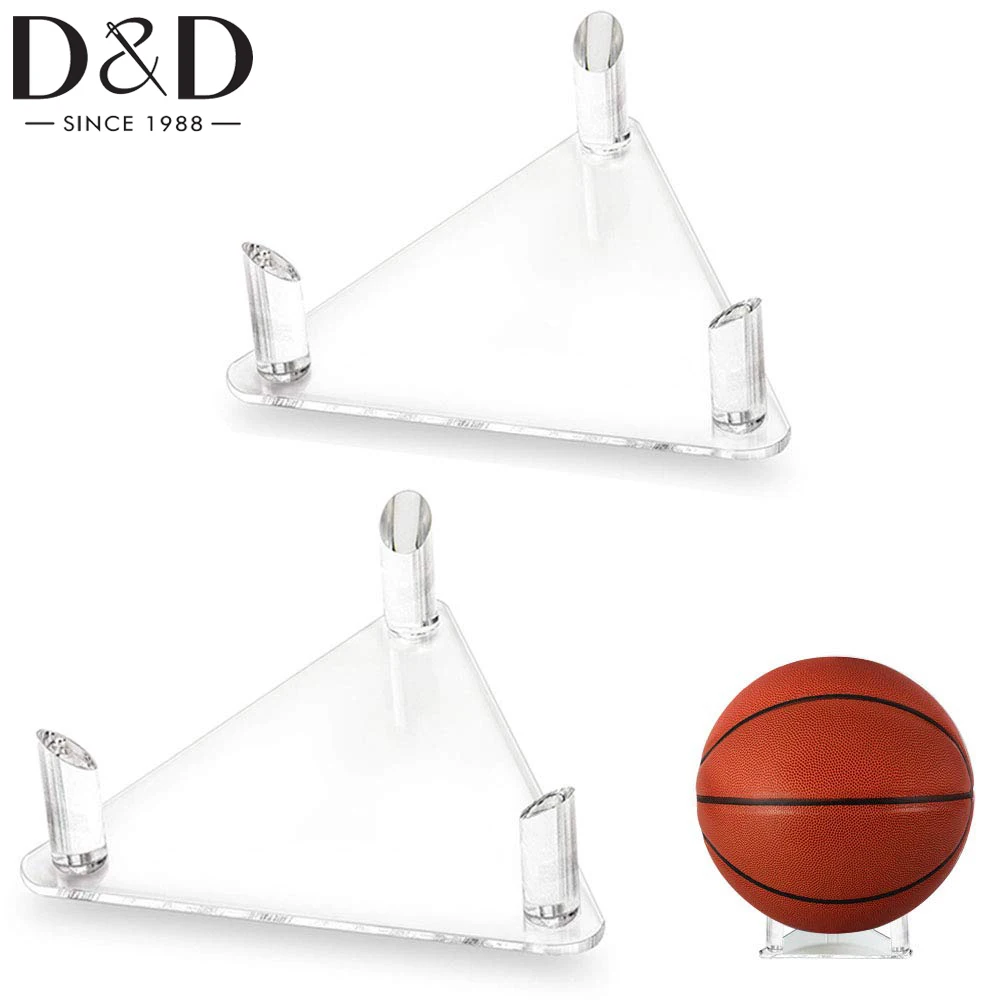 1Pcs Acrylic Ball Stand Display Holder Transparent Sports Ball Storage Rack For Football Basketball Volleyball Soccer