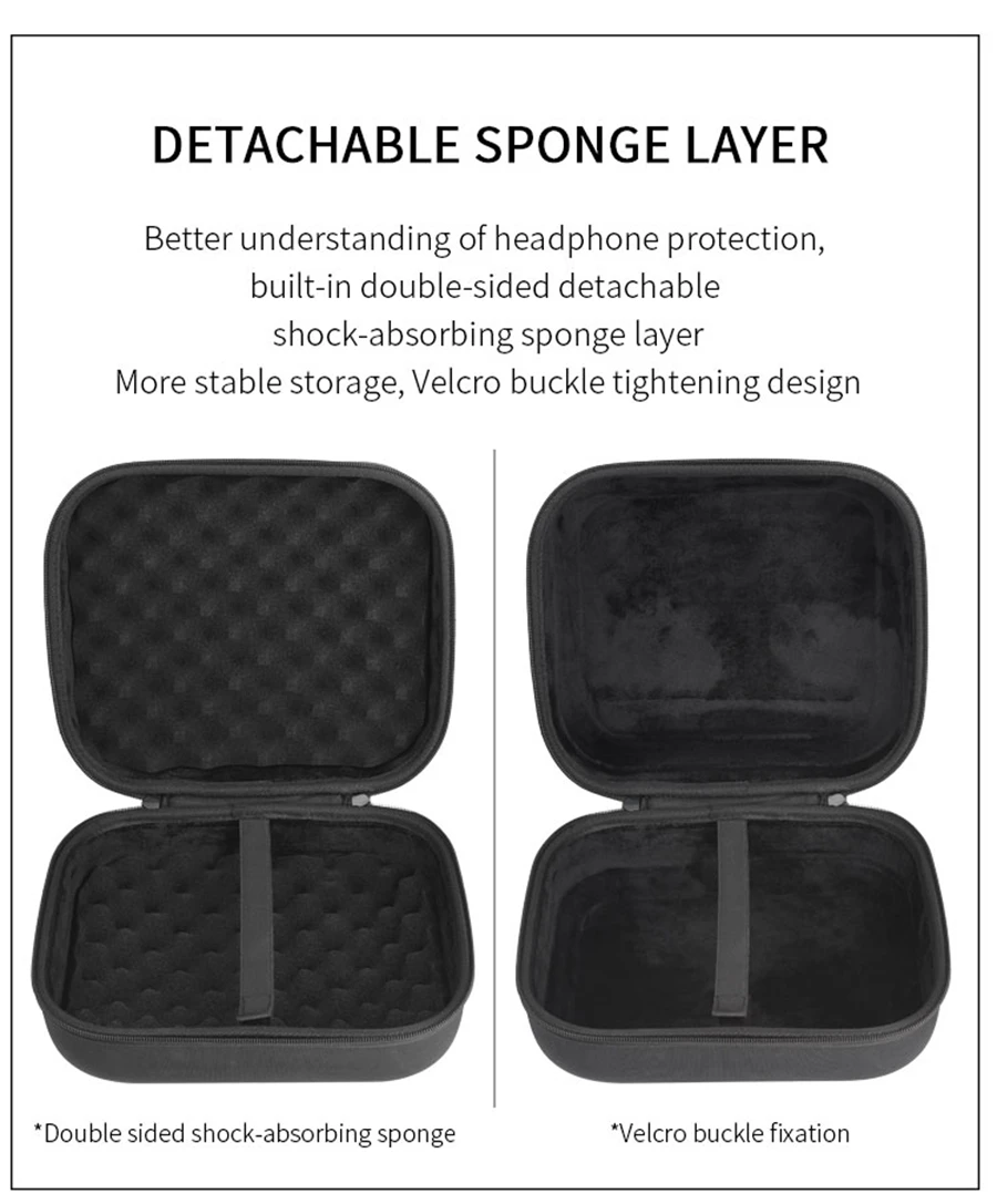 Hard EVA Storage Bag for Focal Elear Portable Headphone Box for FOCAL Radiance Utopia 1/2 Gen Headset Travel Carrying Case
