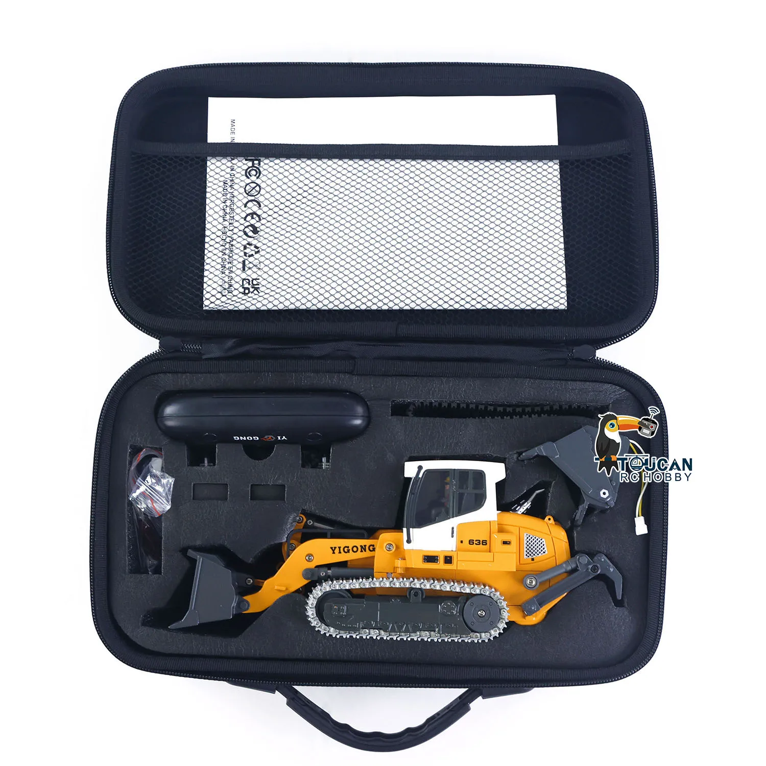 Chargeur sur chenilles RC 1/50 YIGONG LR636 - Pistes métalliques, RTR