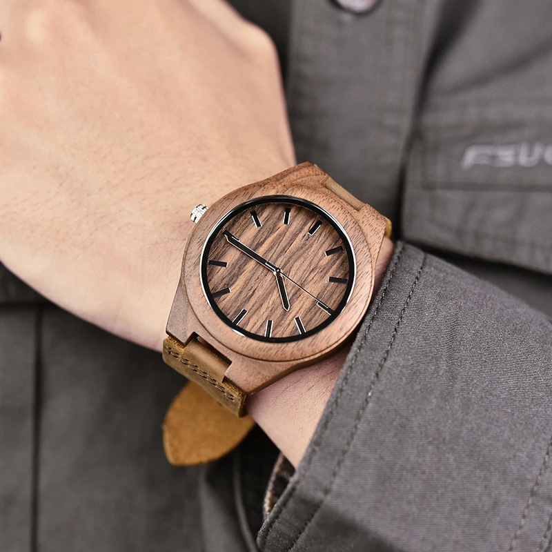 BOBOBIRD orologio in legno in venda moda quarzo uomo donna orologi Top Branded bracciale in legno orologio da polso liquidazione Dropshipping  1511
