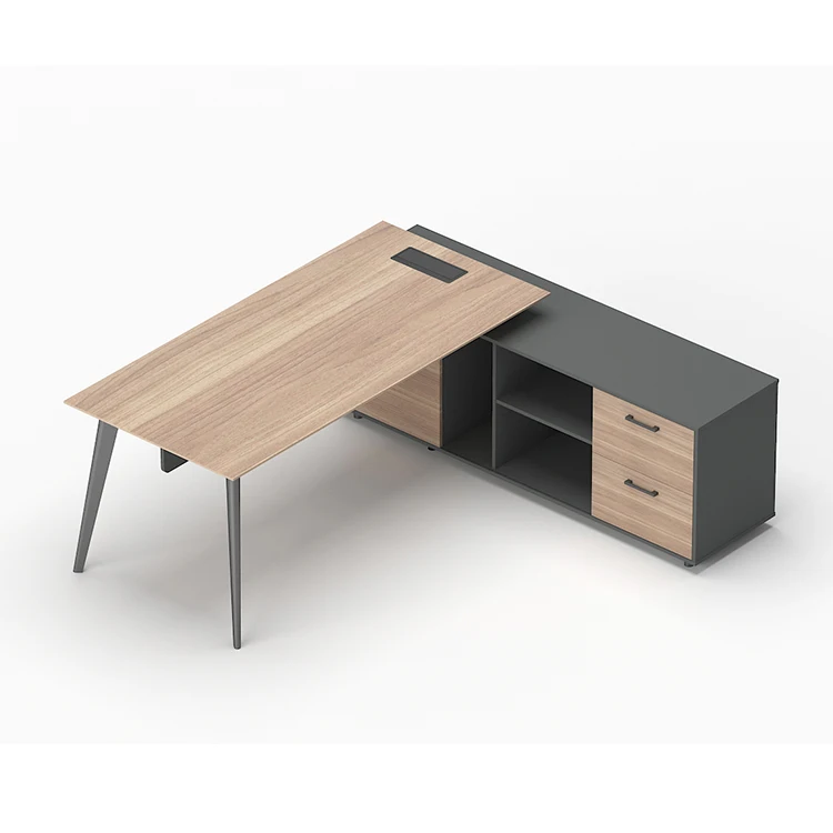 Design Executive Office Desk Set Manager Office Furniture Commercial Furniture Work Desk Wooden Luxury Table With Chairs