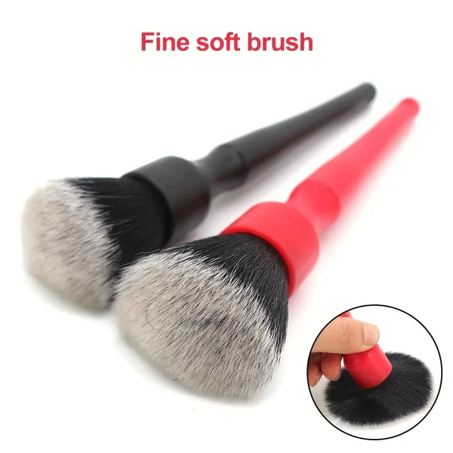 Brosse de détail ultra-douce pour voiture, brosse tative intérieure automatique avec poils synthétiques, plumeau, accessoires de livres automobiles 5