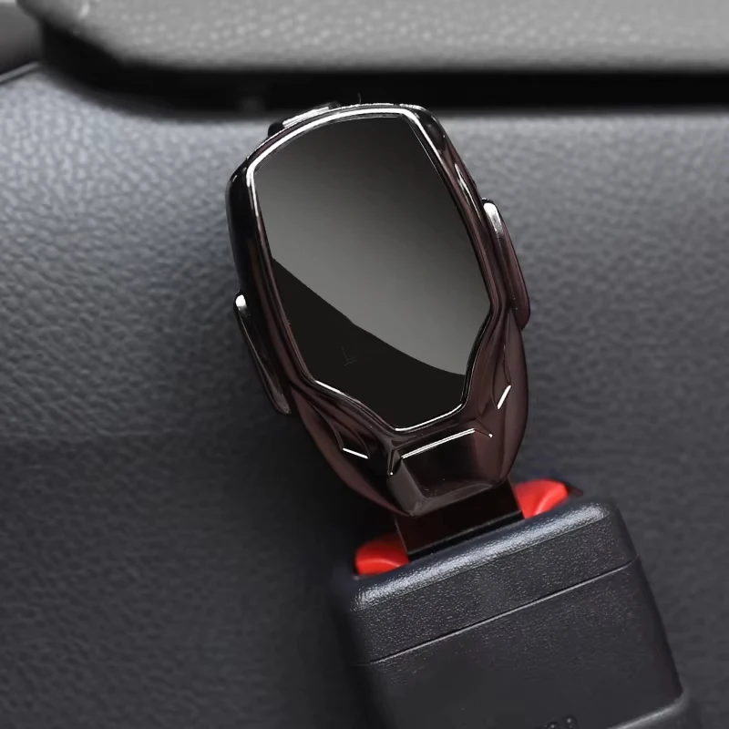 Clip per Cintura di Sicurezza Auto in Metallo, Prolunga per Cintura, Fibbia di Bloccaggio, Accessorio Decorativo per Interni Auto - immagine 3