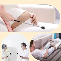 Back Scratcher – Dual-Sided Handheld Massager for Itchy Back, Neck, and Shoulders Relief, Portable Body Scratcher Tool black - Image 6