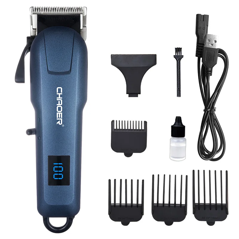 Dog Hair Clipper Electrical Hair Cutting Machine Pet Haircut Trimmer Shaver Set for Dogs Cats Cordless Rechargeable