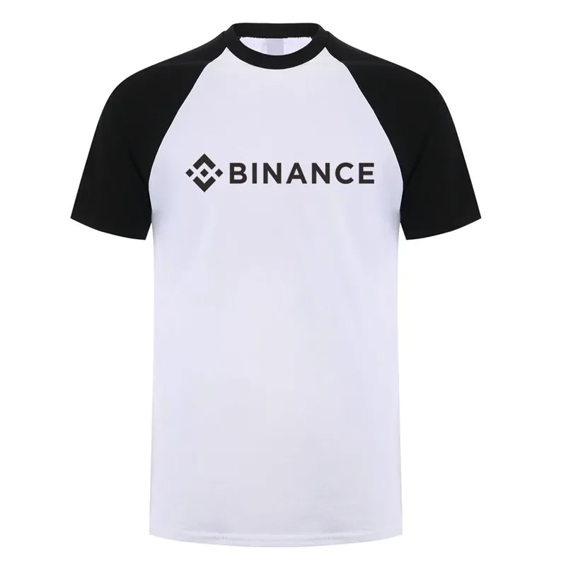 

Новые криптовалюты Binance, мужские повседневные футболки, хлопковые крутые Топы с коротким рукавом, футболка