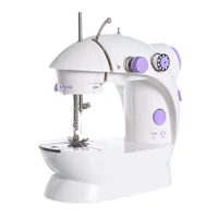 Household Mini Sewing Machines, Handheld Sewing Machine with Light Cutter, Foot Pedal, Portable, Night Light, 202 2