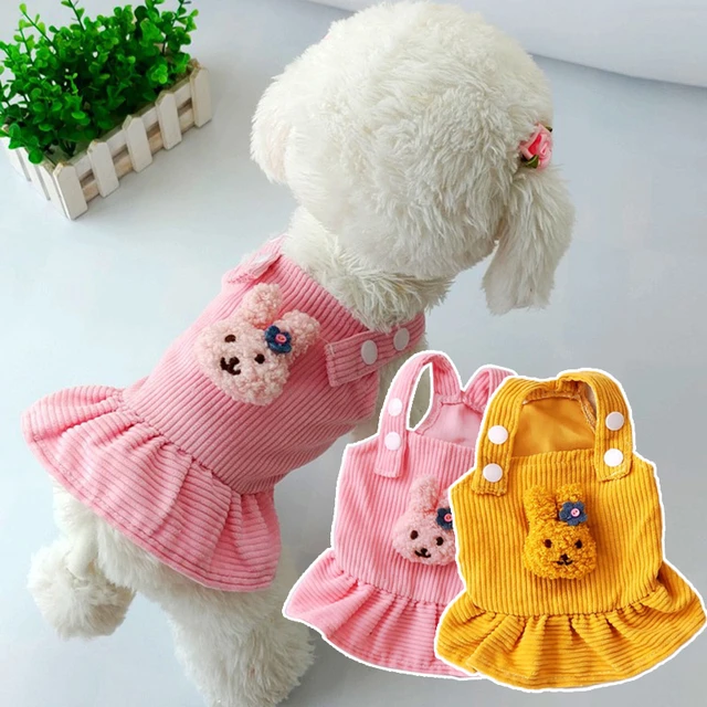 Pink Dog Clothes Sweety Princess Dress for Small Dogs Spring Autumn Summer Puppy  Dog Lace Princess Dress Chihuahua Dog Skirt - AliExpress