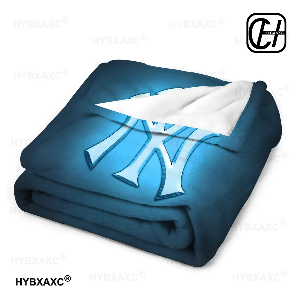 Baseball Team Logo Flannel Blanket for Kids Soft Comfortable Blankets Home Travel Blanket High Quality 4