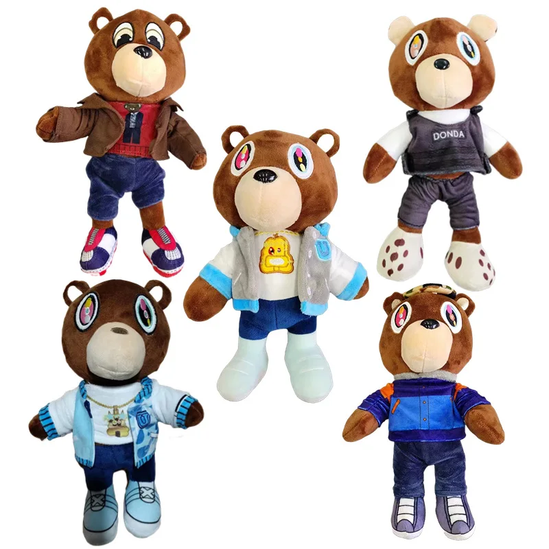 

Новый продукт Kanye с пересекающимися краями, одинаковая игрушка Kanye, мишка тедди, кукла, мишка тедди, плюшевая кукла