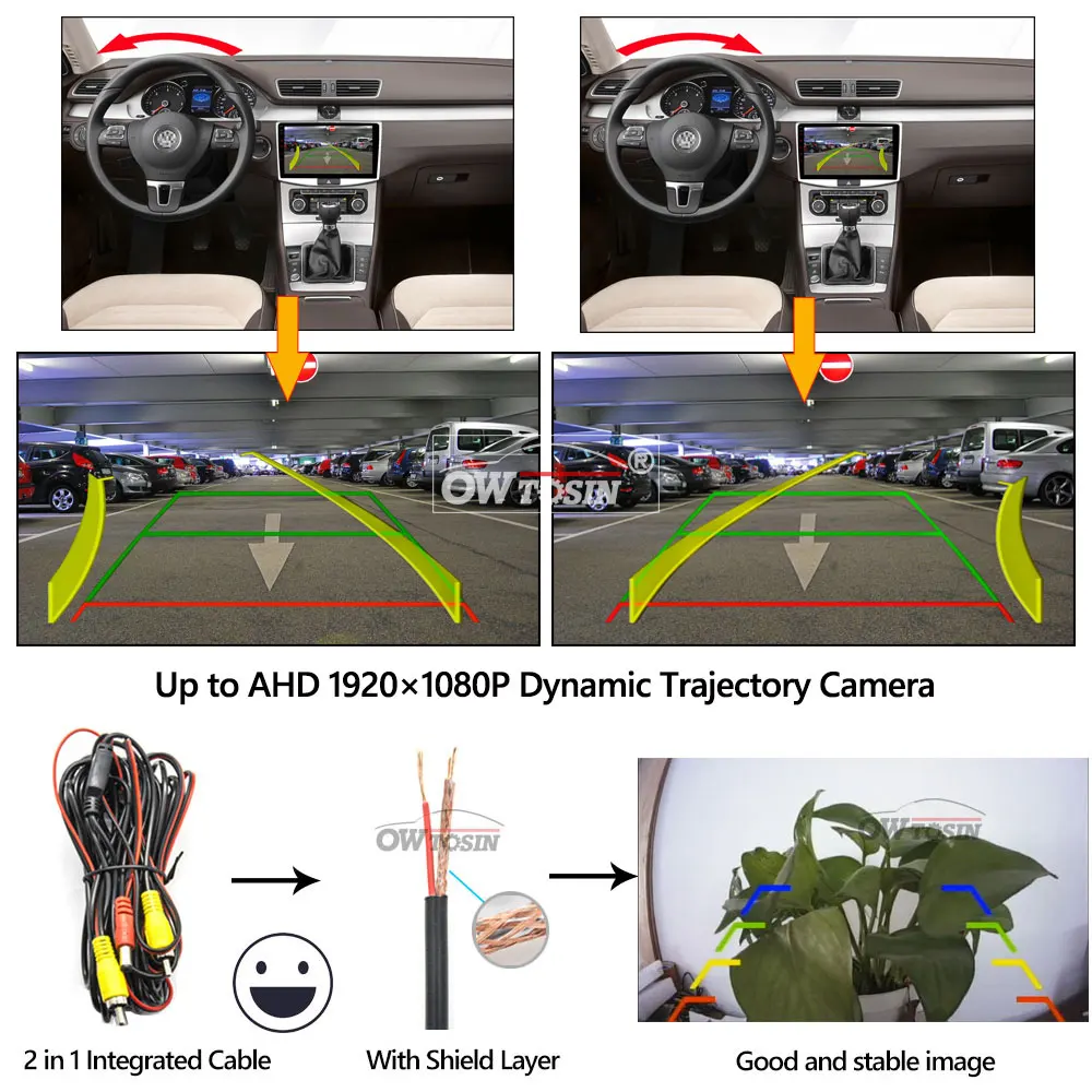 170 도 AHD 1920x1080P 차량 후방 카메라, Mazda3 BK BL Sport Mazda2 DE 2003-2015 방수 백업 야간 투시경 캠