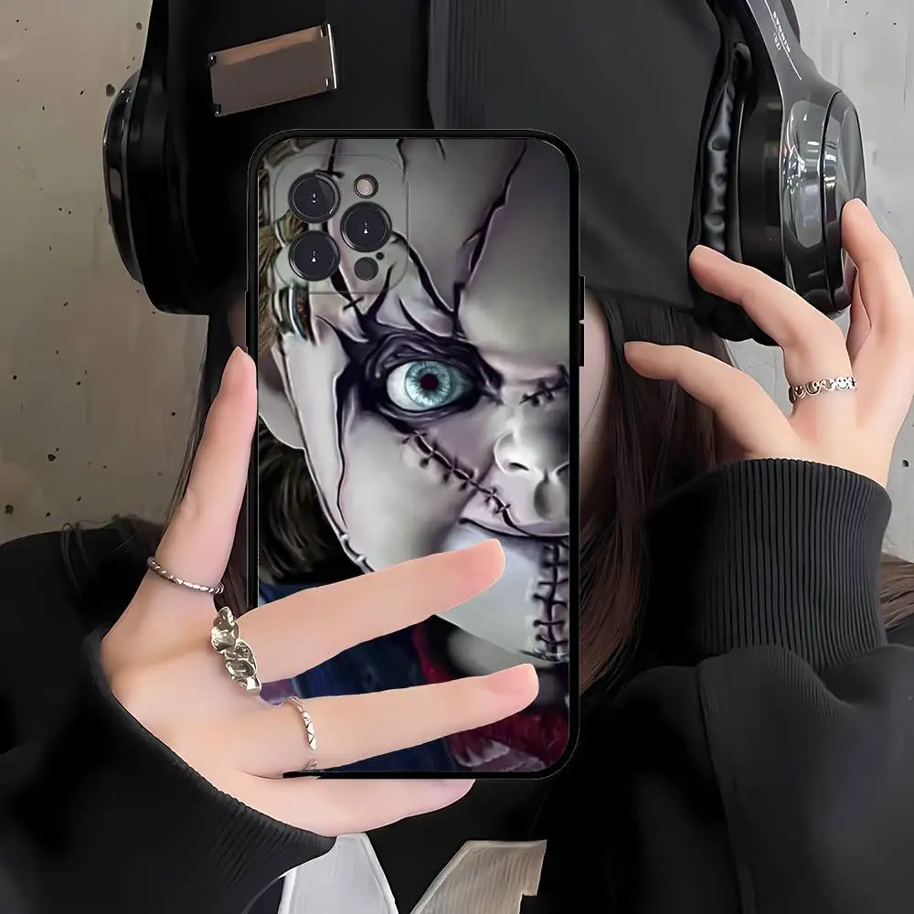 Horror Movie-Inspired Chucky Doll Soft Silicone Phone Case Cover