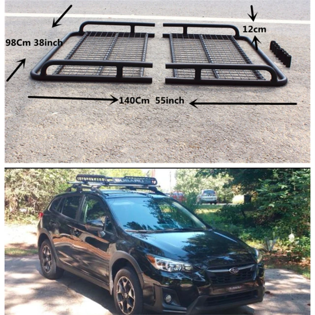 1.4m Universal Roof Rack Roof Rack Rooftop Cargo Carrier Steel Basket, Car  Top Luggage Holder for Car SUV and Pick Up Trucks - AliExpress