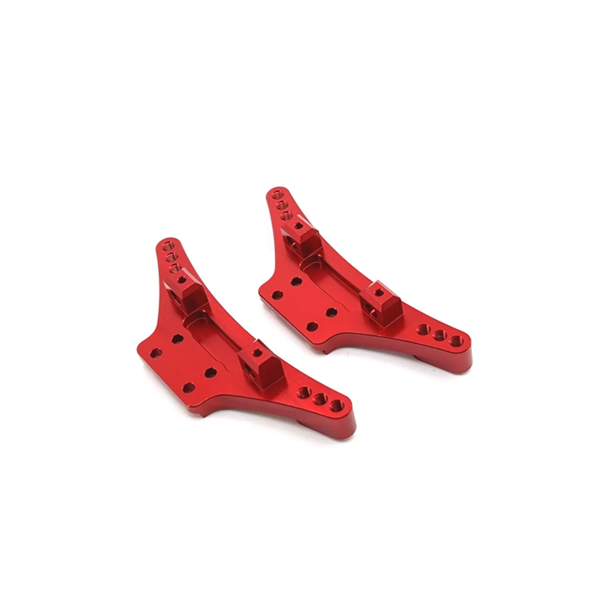 

Metal Front and Rear Shock Tower for 104009 104016 104018 12401 12402-A 12403 12409 Upgrade Parts,Red