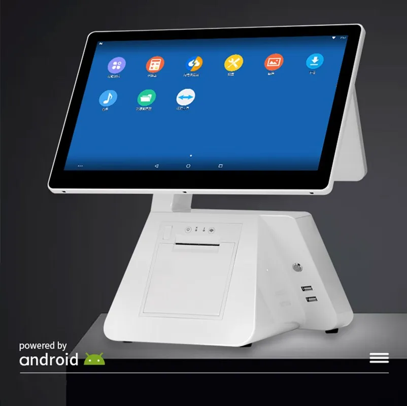 Registratore Di Cassa All-In-One Da 15.6 Pollici Con Stampa, Supermercato Minimarket Catering Terminale Pos Materno E Infantile