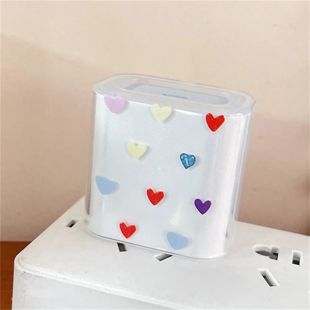 Charger Protector Changeable Chargers Protector For Iphone Charger Head Protective Sleeve Mobile Phone Charger Cover Tpu