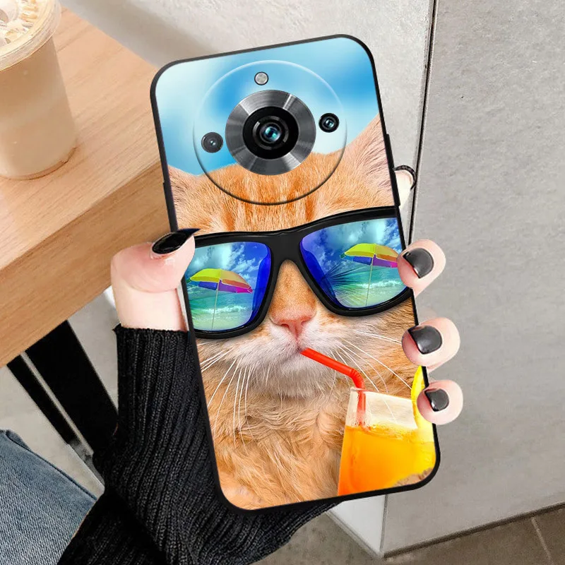 Sleek Black Shockproof TPU Silicone Case