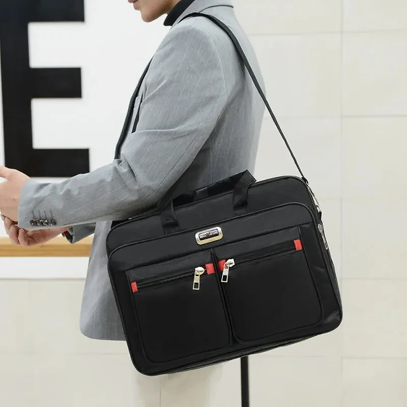 Large Capacity Men's Briefcase Multifunction Laptop Bag Office Male Shoulder Messenger Bag Business Handbag