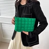 Women Cosmetic Pouch Cotton Padded Quilted Makeup Pouch Large Capacity Makeup Organizer Tote Bag Solid Color Cosmetic Handbags 4