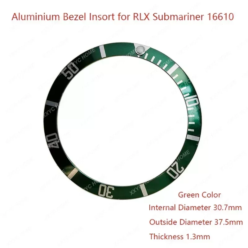 

Алюминиевая рамка для RLX Submariner 16610, запчасти для часов