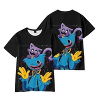 Tees Quick-dry 3D Hot Smiling Critters Scary Poppy Smiling Animal Game Peripheral Shirt Kids Clothes Boys Tops T-shirt Best Gift 1